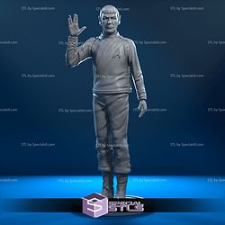 Spock STL Files Standing from Star Trek 3D Model