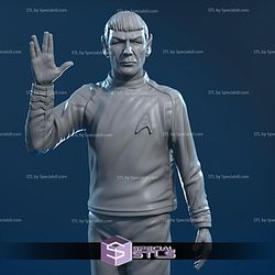 Spock STL Files Standing from Star Trek 3D Model