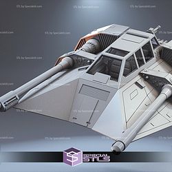 T-47 Snowspeeder 3D Printable from Starwars STL Files