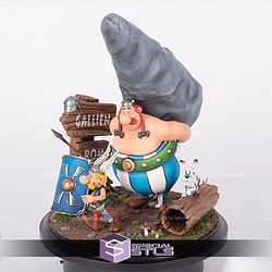 The Adventures of Asterix STL Files Diorama