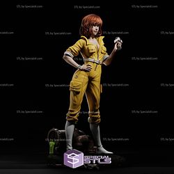 April O'Neil STL Files from TMNT 3D Model