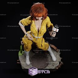 April O'Neil STL Files from TMNT 3D Model