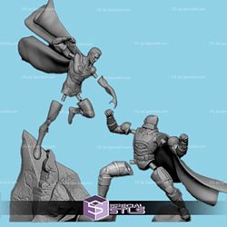 Batman VS Superman STL Files from DC 3D Model