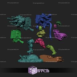 Cable Holding Cannon 3D Model STL Files from X Men