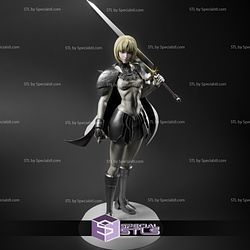 Clare 3D Model Standing from Claymore