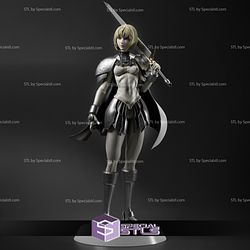 Clare 3D Model Standing from Claymore