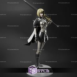 Clare 3D Model Standing from Claymore