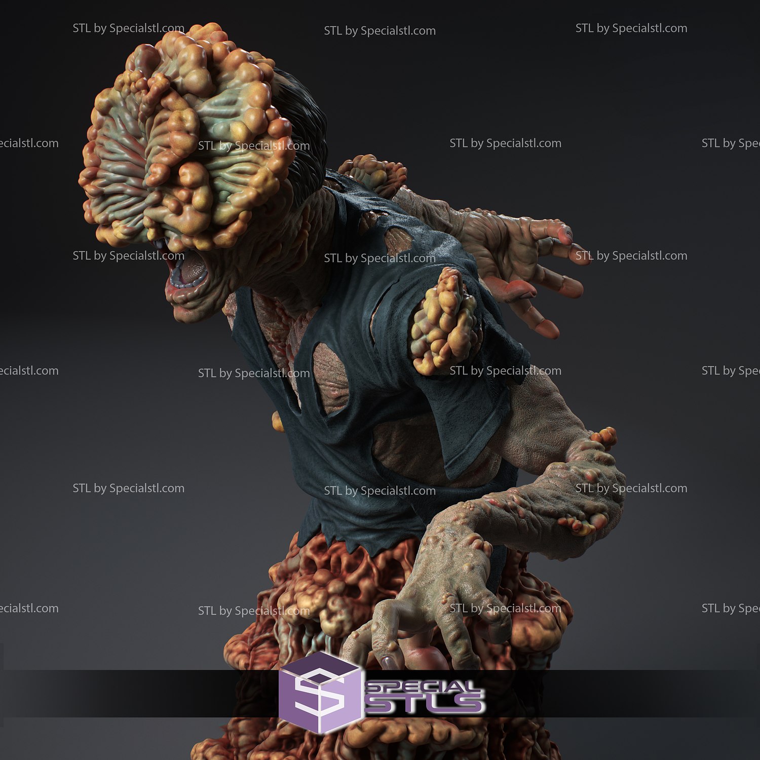 The Last of Us Clicker Statue