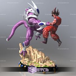 Cooler and Goku 3D Model V2