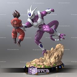 Cooler and Goku 3D Model V2