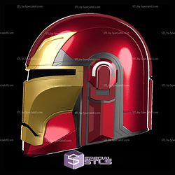 Cosplay STL Files The Irondalorian Helmet Wearable