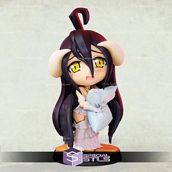 Chibi Albedo 3D Model from Overlord