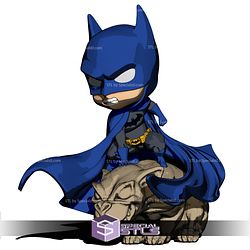 Chibi Batman 3D Model on Demon Base