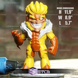 Chibi STL Collection - X-Men Sabretooth Chibi STL for 3D Printing