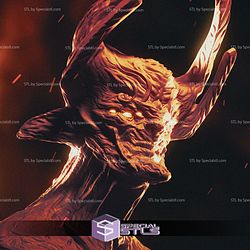 Demon Bust STL Files