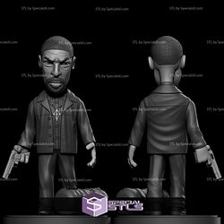 Denzel Washington Cartoon STL Files