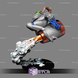 Earthworm Jim STL files on Rocket from The Animated Series