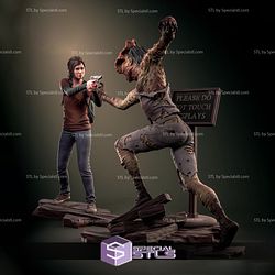 Ellie STL files from The last of us Diorama