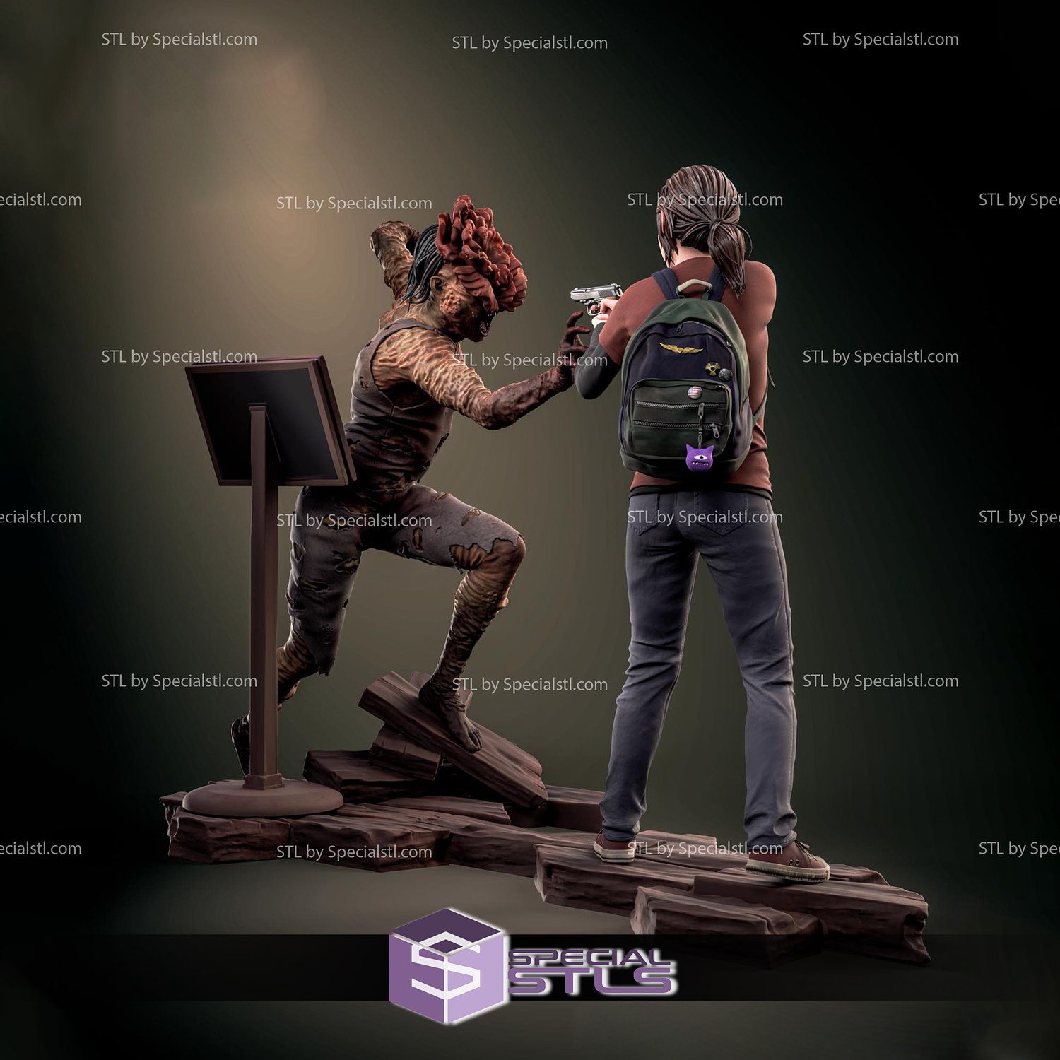 Ellie The Last of Us Part II - STL 3D print files