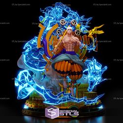 Enel Diorama STL Files from One Piece 3D Model