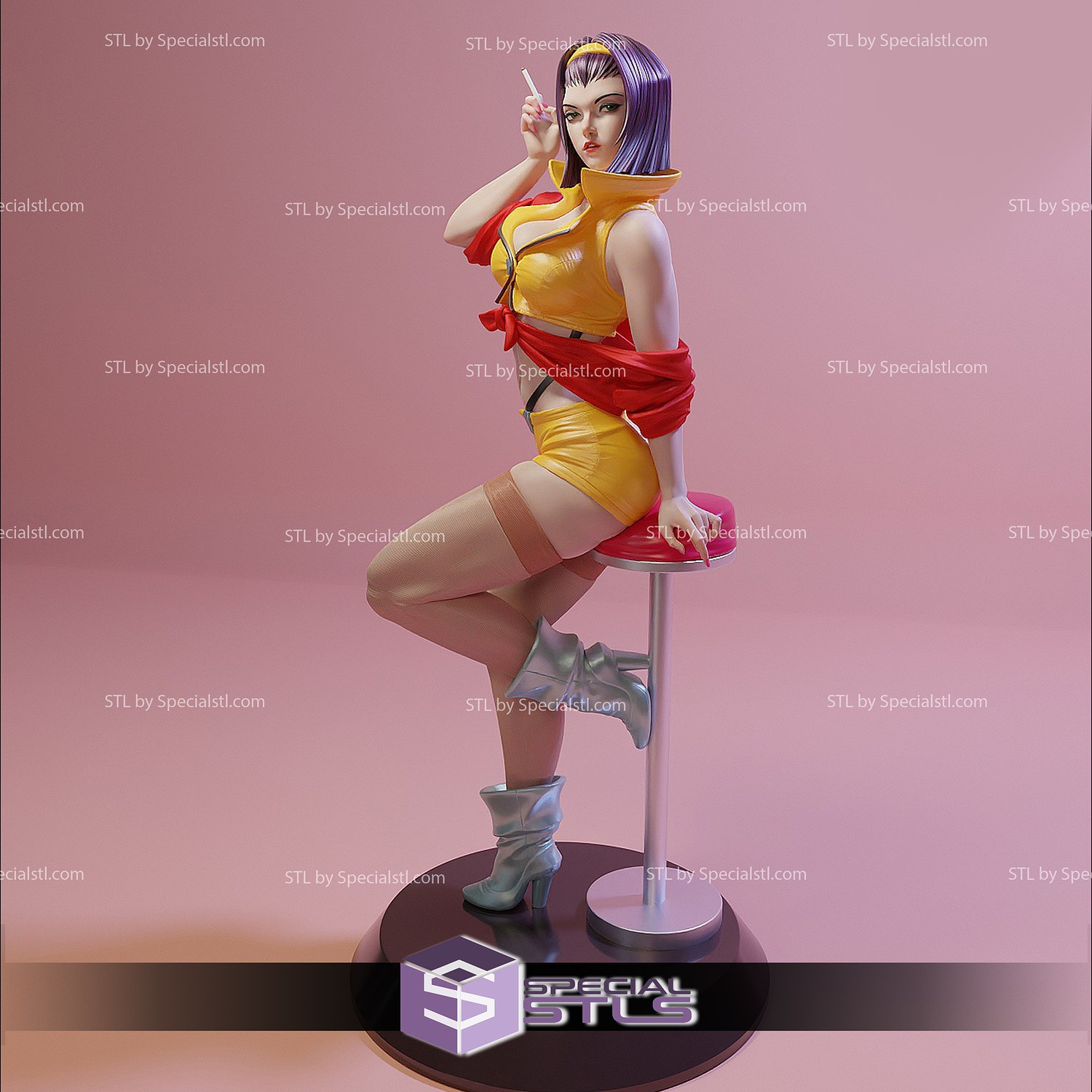 Faye Valentine 3D Model V3 from Cowboy Bebop | SpecialSTL