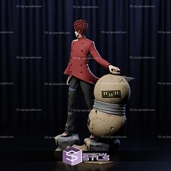 Gaara 3D Model STL files from Naruto Standing