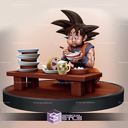 Goku and the meals STL Files from Drangonball