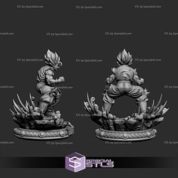 Goku First Transformation STL Files