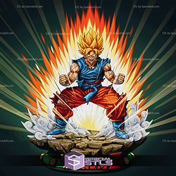 Goku First Transformation STL Files