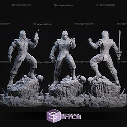 Hanzo Scorpion 3D Model from Mortal Kombat