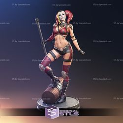 Harley Quinn STL Files with hammer V2