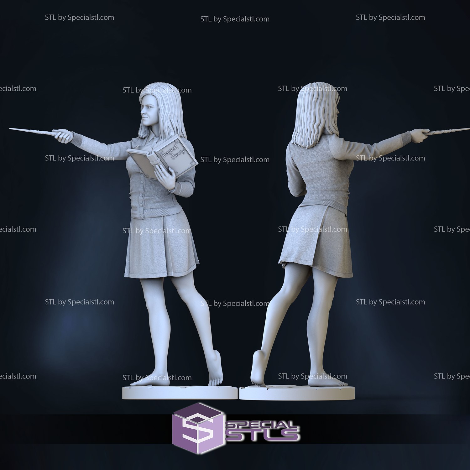 STL file Hermione Granger 🎨・3D printable model to download・Cults