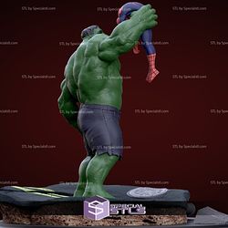 Hulk and Spiderman STL Files after Fight