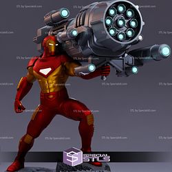 Iron Man with Proton Cannon STL Files