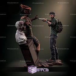 Joel STL files from The last of us Diorama