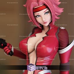 Kallen Stadtfeld 3D Model from Code Geas Lelouch of the Rebellion Anime