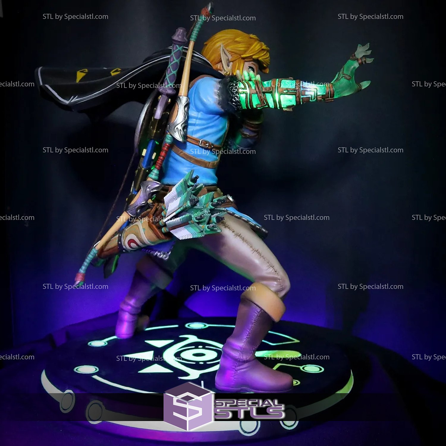 STL file Link HD Statue - Zelda Tears of the Kingdom - TOTK 🔗・3D