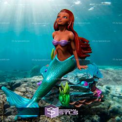 Little Mermaid Halle Bailey 3D Model from The Movie Live Action