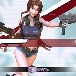 Revy 3D Model from Black Lagoon The Anime