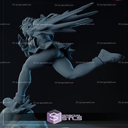 Sakura Kasugano STL Files Action Pose from Street Fighter