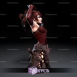 Scarlet Witch Bust 3D Model