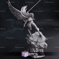 Sephiroth STL files Action Pose from Final Fantasy