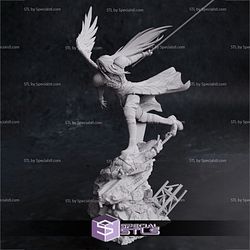 Sephiroth STL files Action Pose from Final Fantasy
