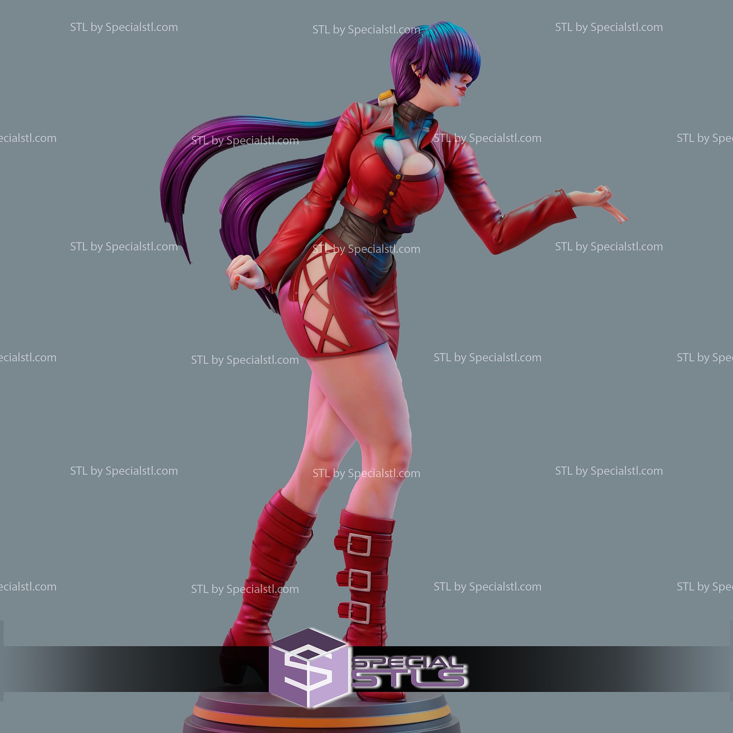 Shermie 3D Model from The King of Fighters | SpecialSTL