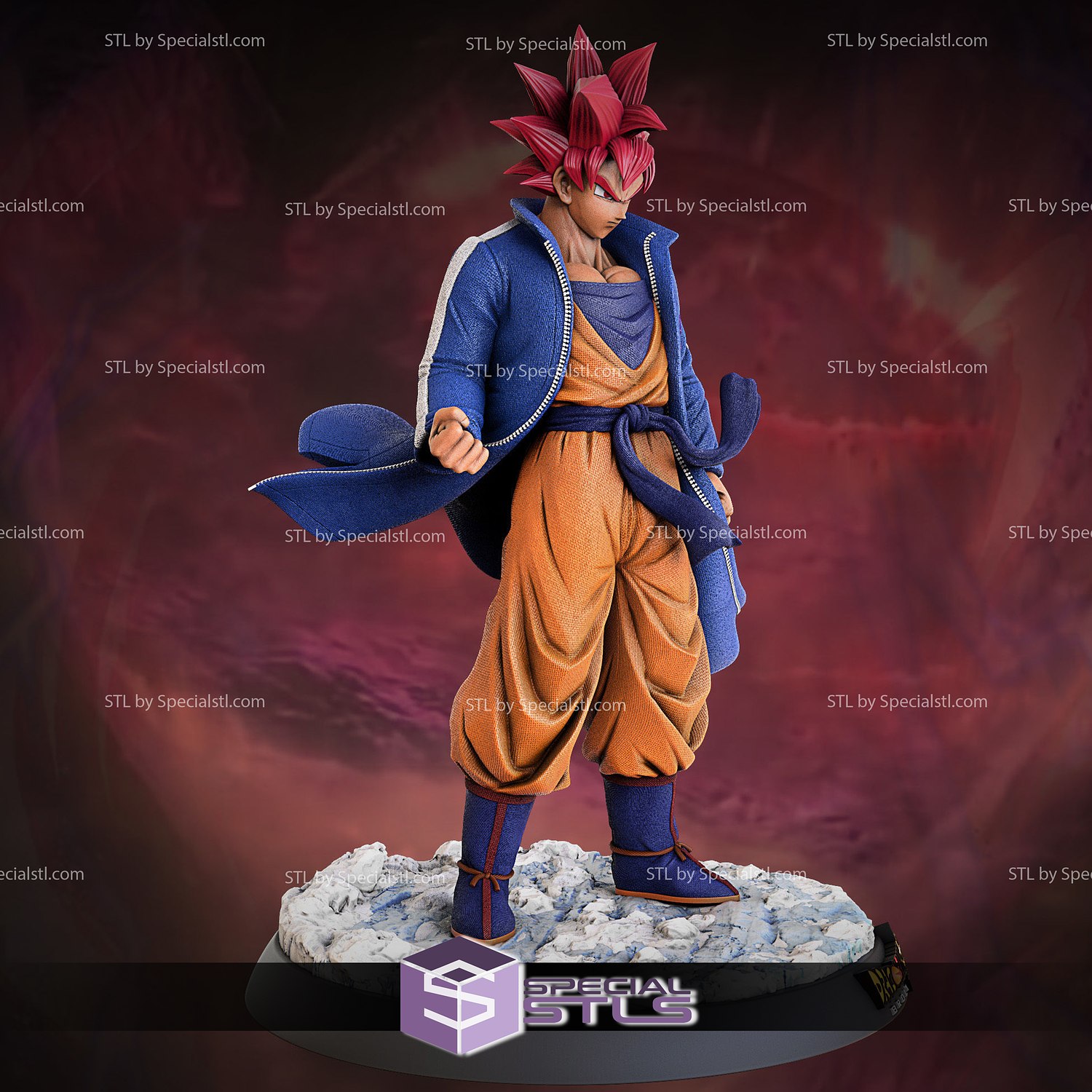 Free 3D file Goku Super Sayajin・3D print design to download・Cults