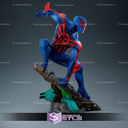 Spider Man 2099 STL files Action Pose