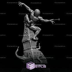Spiderman 3D Model On top of the Tower