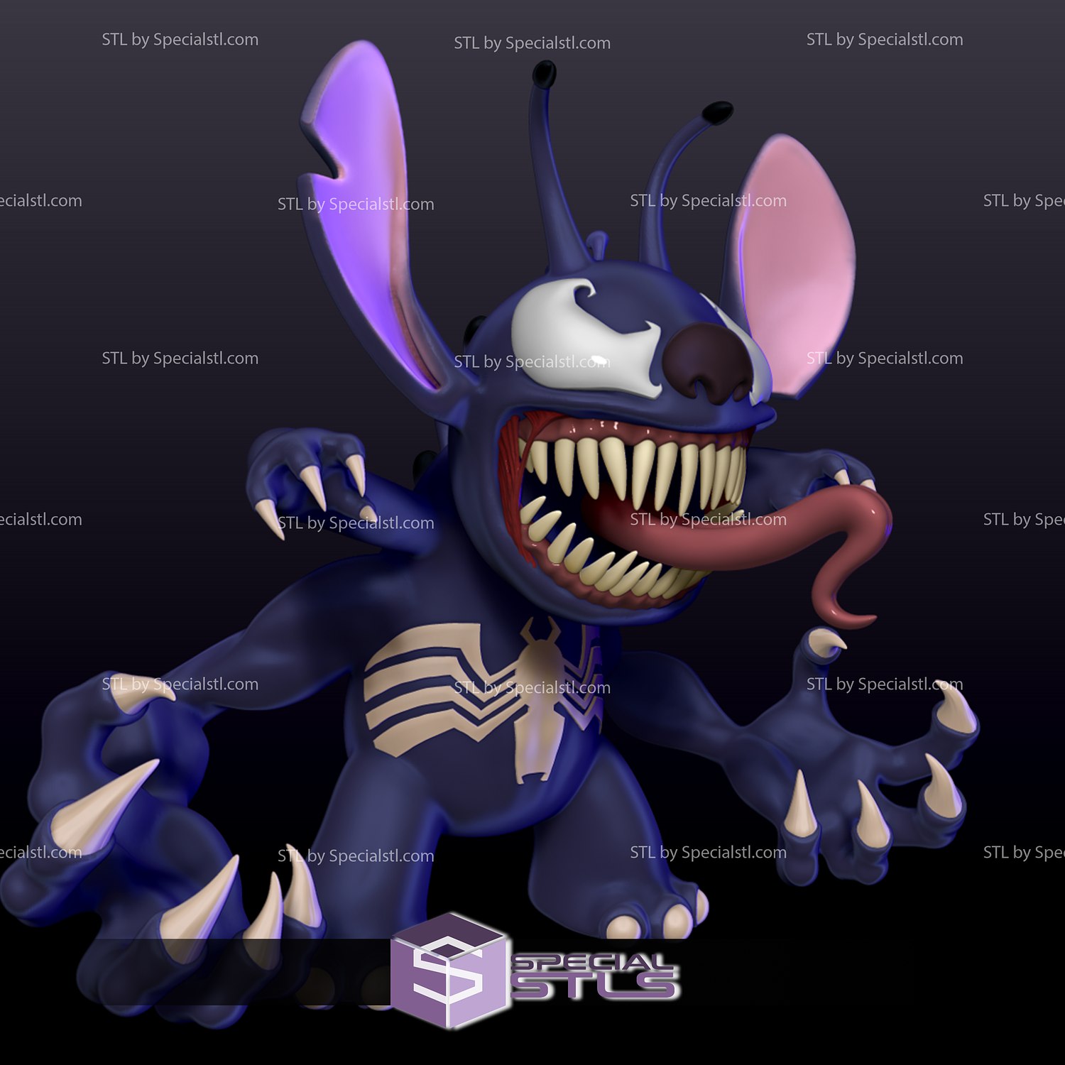 Stich Symbiote 3D Model