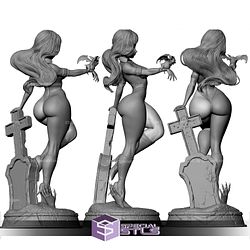 Vampirella STL Files Standing V3 For 3D Print