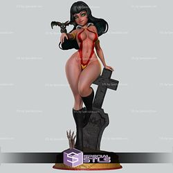 Vampirella STL Files Standing V3 For 3D Print